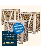 Super combi: 1x Krat hardhout mix + 2x krat soft mix strak gestapeld Kopen | Haardhout Altena