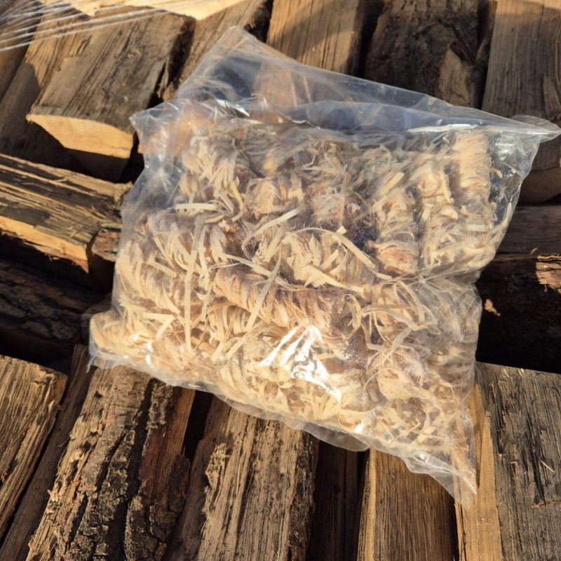 Aanmaakkrullen 1 kg | Natuurlijke Vuurstarters | Haardhout Altena