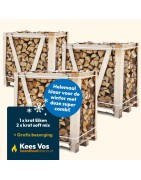 Super combi: 1x Krat Eiken + 2x krat soft mix gestapeld Kopen | Haardhout Altena
