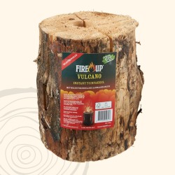 Fire-Up Vulcano haardblok kopen | 2-in-1 fakkel & haardblok | Haardhout Altena