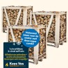 Super combi: 1x Krat Eiken + 2x krat soft mix gestapeld Kopen | Haardhout Altena